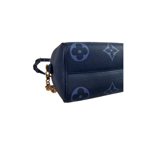 Louis Vuitton Empreinte Monogram Giant Speedy Bandouliere 20 Degrade Blue - Picture 9 of 14